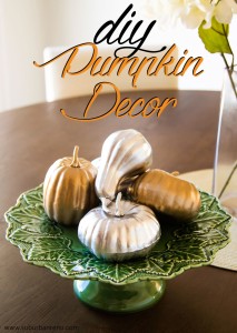 DIY Pumpkin Decor