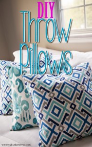 DIY Throw Pillows