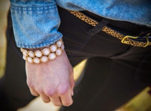 Cheetah Print Belt, Bracelets