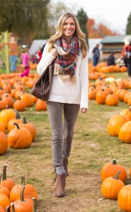 perfect fall attire for the pumpkin patch