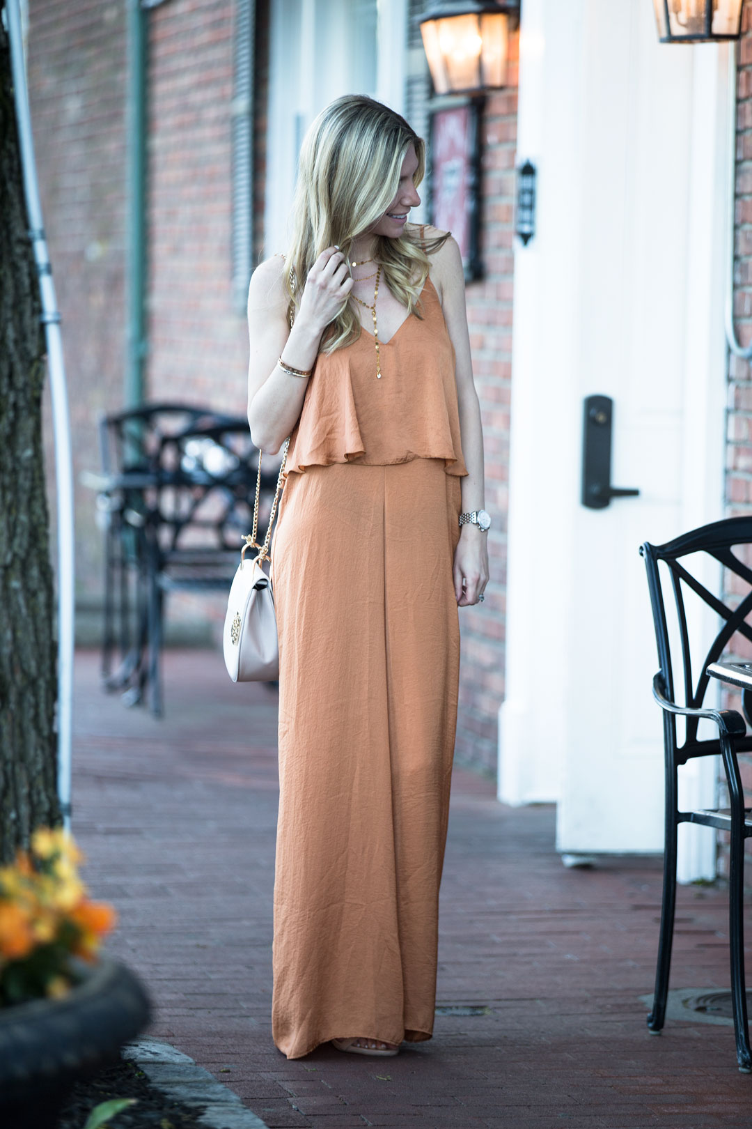 Another Level Tiered Wide Leg Jumpsuit under $50 from Tobi