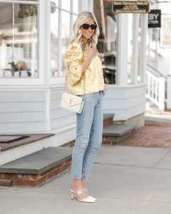 metallic-spring-top-and-jeans-the-glamorous-gal
