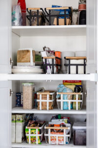basket-storage-for-pantry-with-container-store-The-Glamorous-Gal