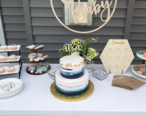 lawler-gender-reveal-party-ombre-cake-the-glamorous-gal-blog