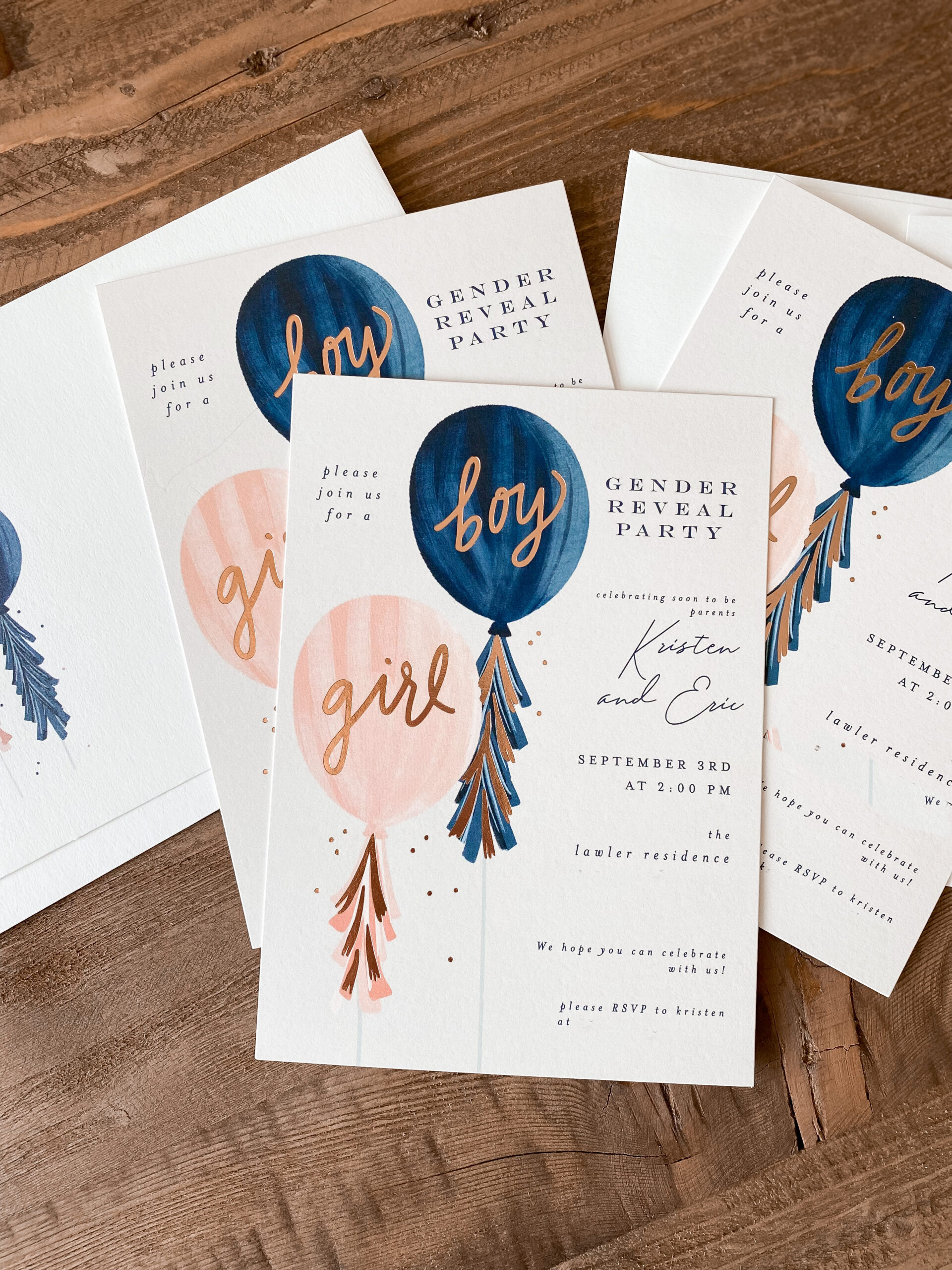 Invitations from Minted